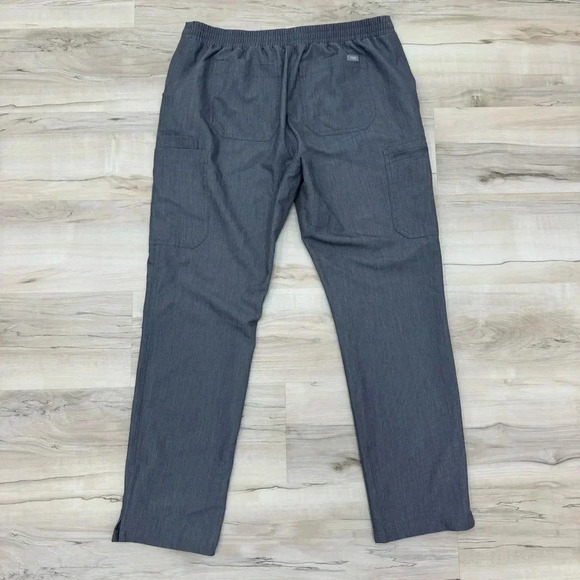 FIGS Livingston Basic Scrub Pants Grey Sz Lg Technical Collection Gray silver - Picture 6 of 8